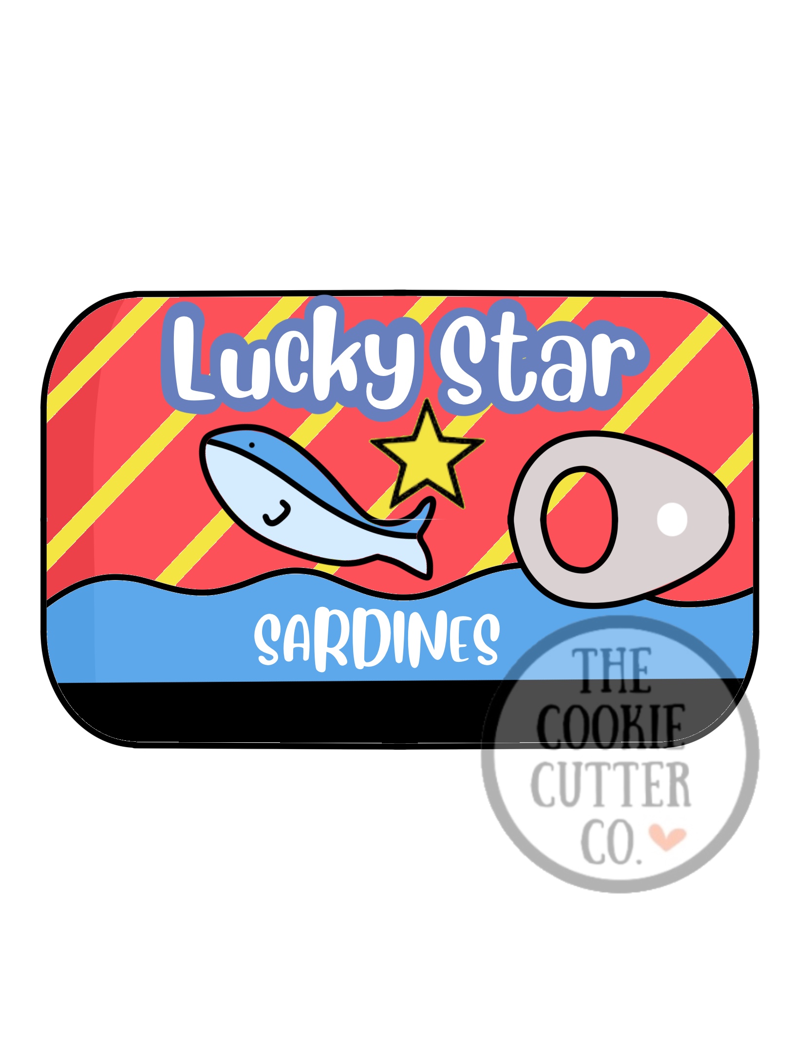 Lucky Star Sardines cookie cutter