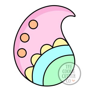 Paisley Shape cookie cutter