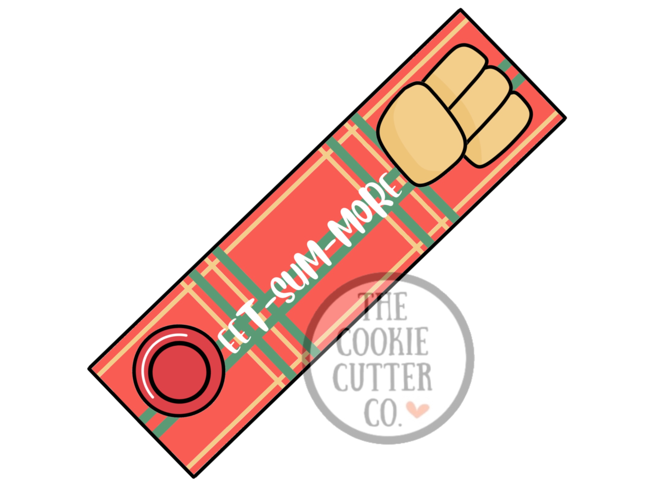 Eet-Sum-More Biscuits cookie cutter