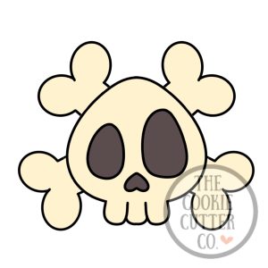 Skull and Crossbones cookie cutter