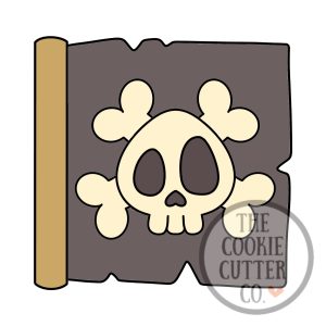 Pirate Flag cookie cutter