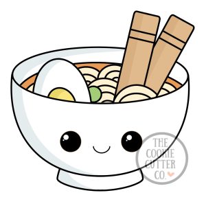 Noodle Bowl cookie cutter