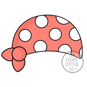 Pirate Bandana cookie cutter