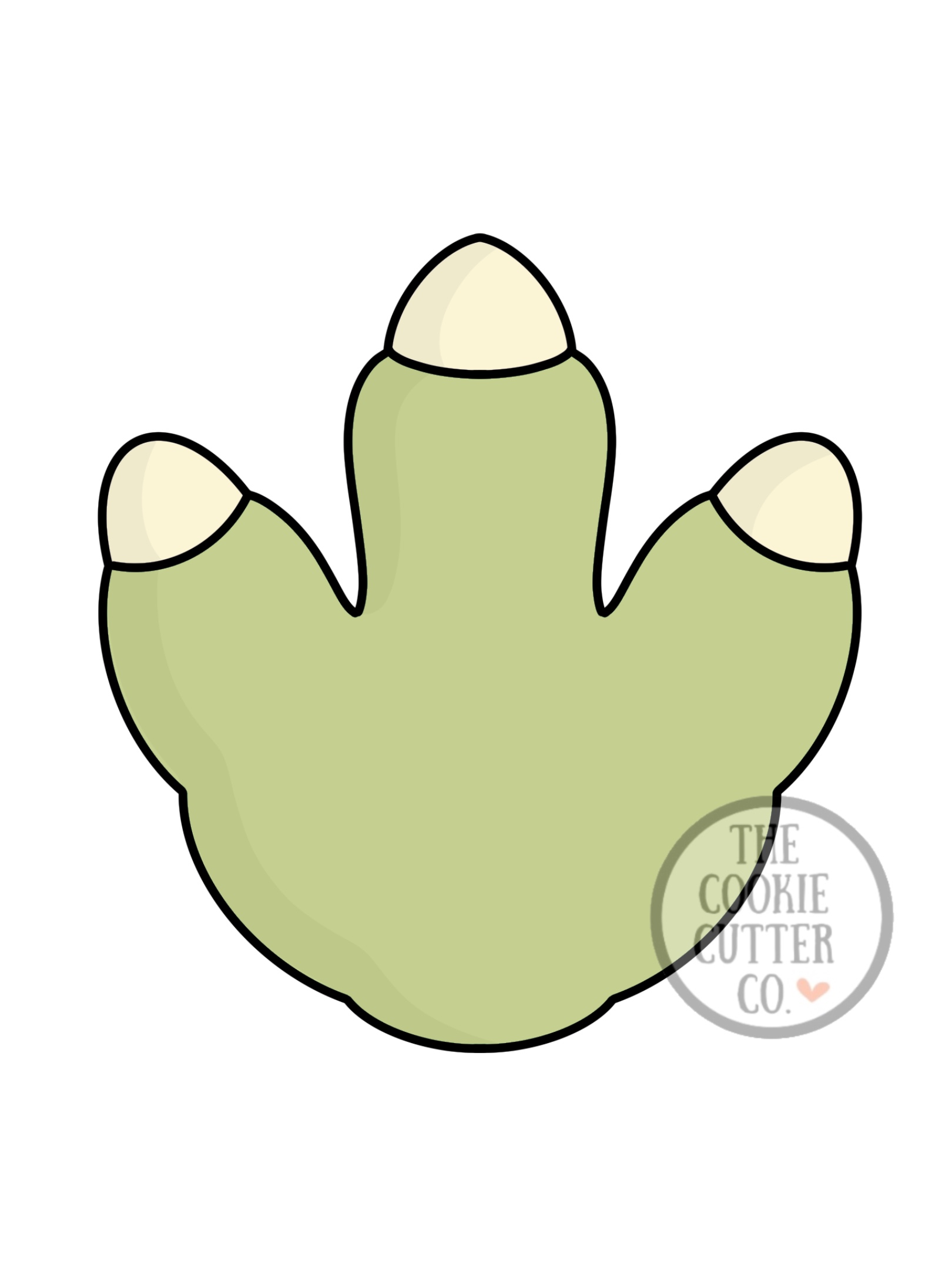 Dinosaur Foot cookie cutter
