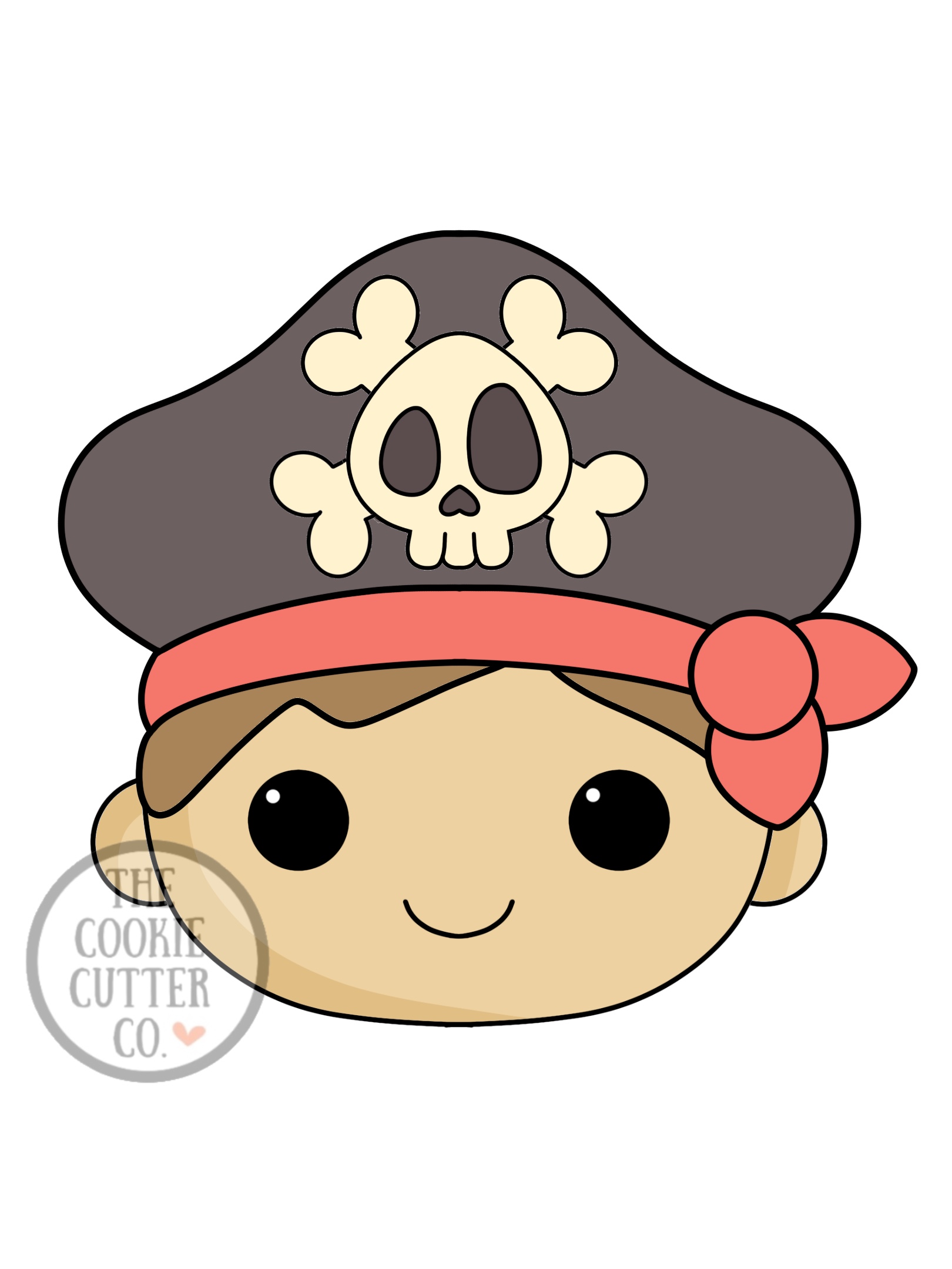 Captain Pirate cookie cutter