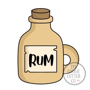 Rum Bottle cookie cutter