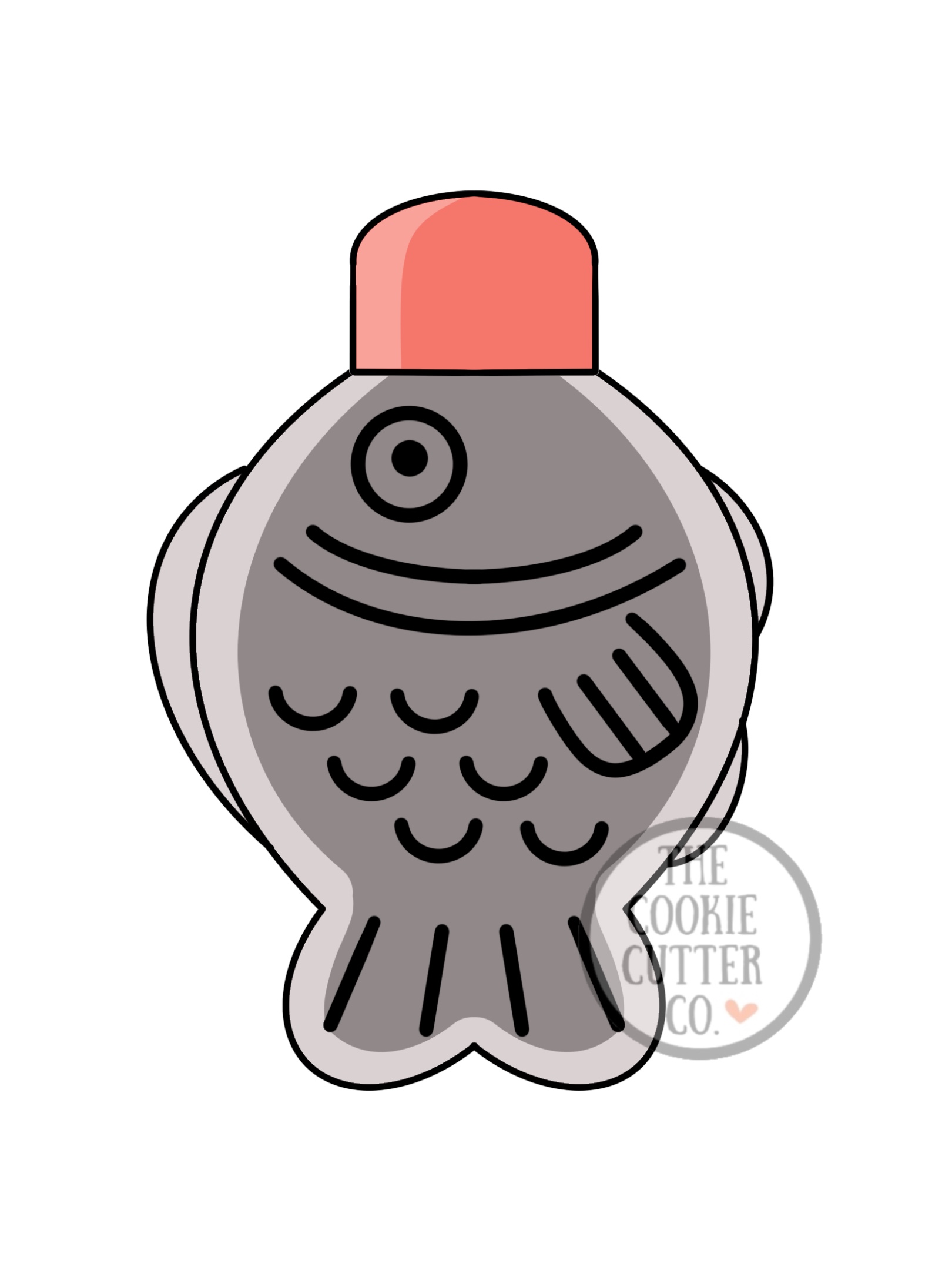 Fish Soy cookie cutter