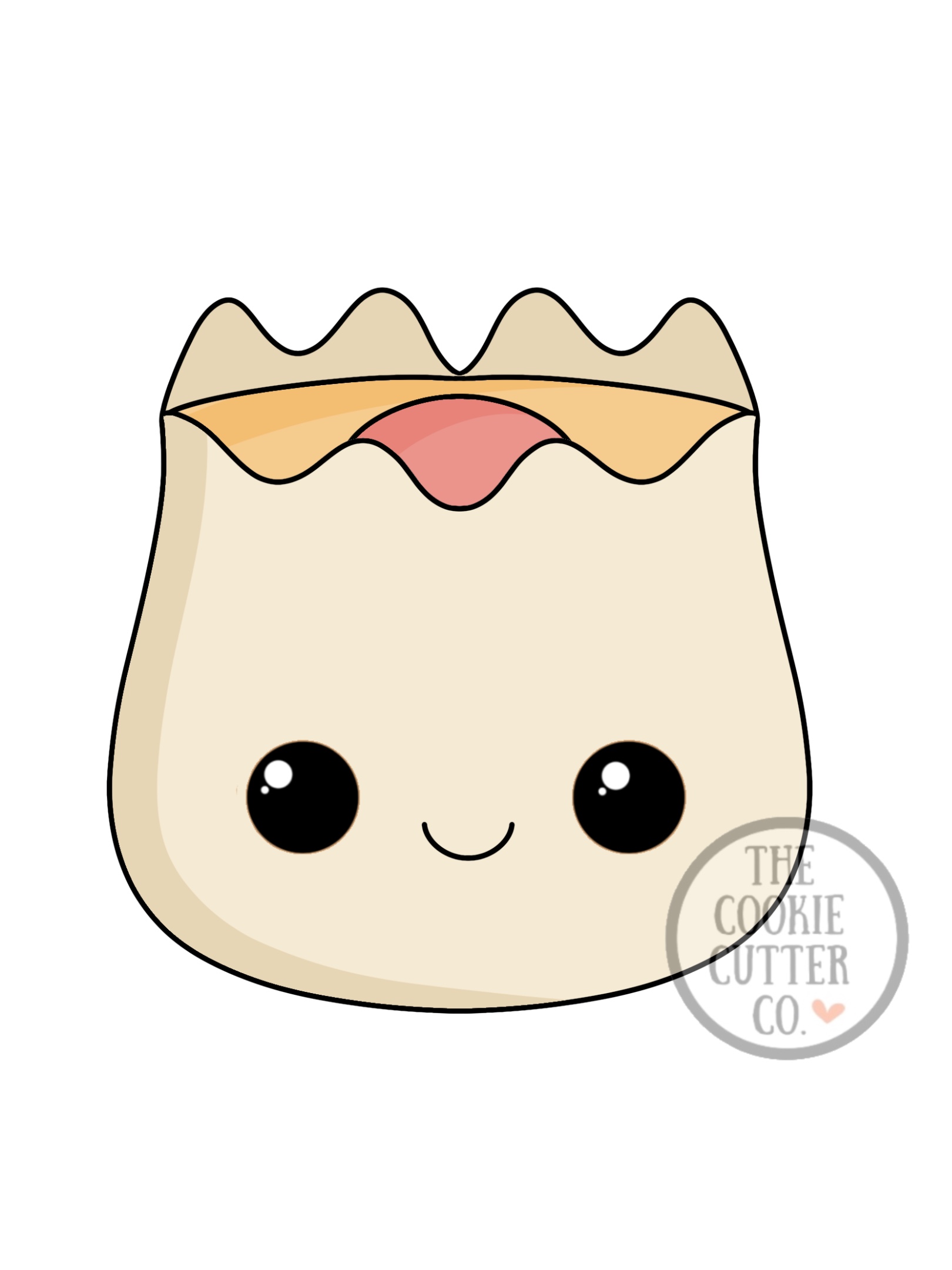 Steamed Dumpling cookie cutter