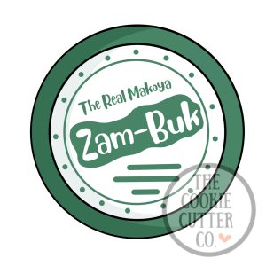 Zam-Buk cookie cutter