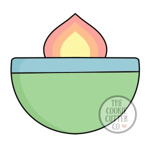 Diya Lamp cookie cutter
