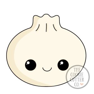 Boa Bun cookie cutter