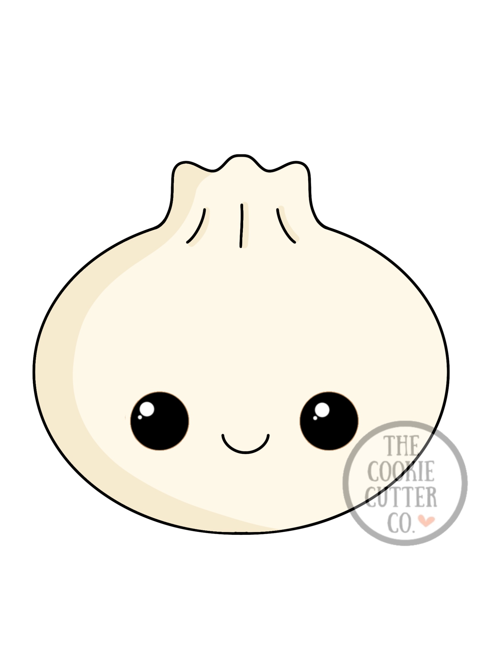 Boa Bun cookie cutter