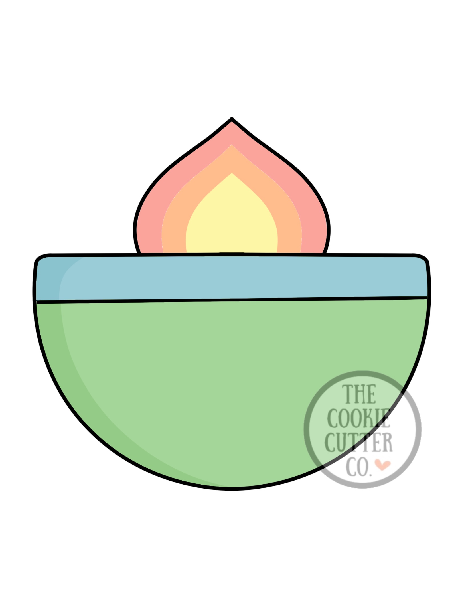 Diya Lamp cookie cutter