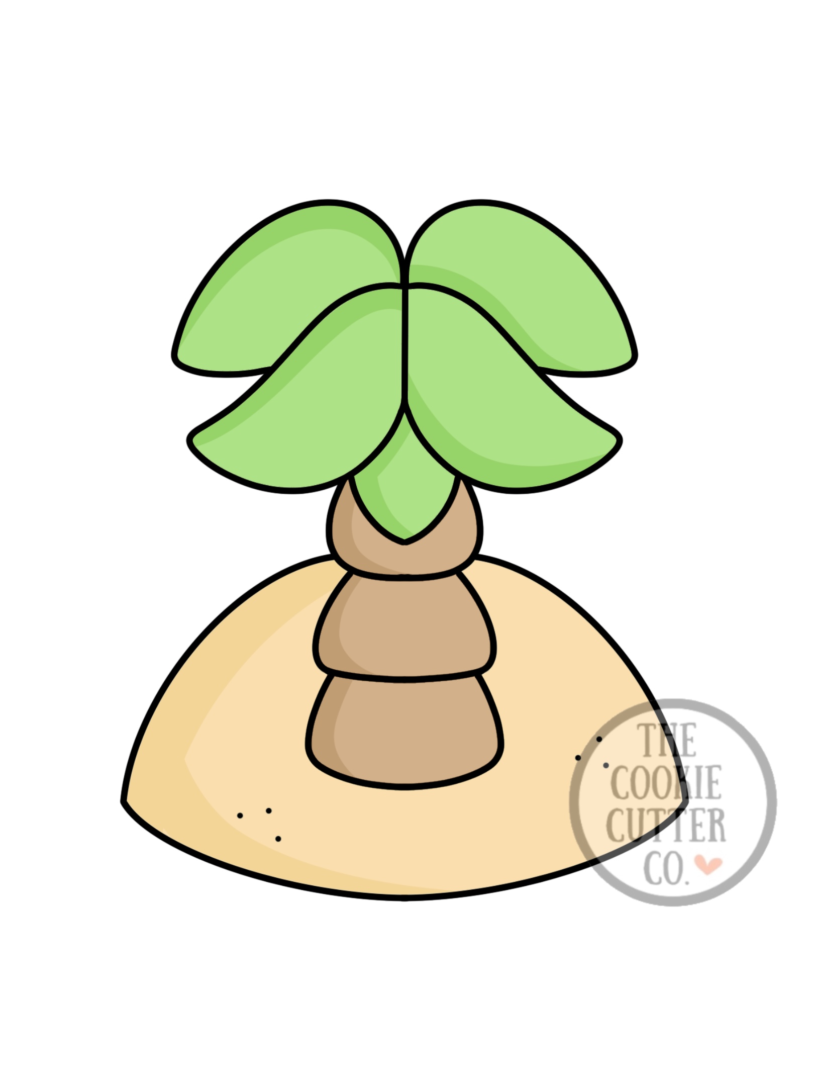Island cookie cutter