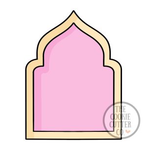 Oriental Plaque cookie cutter