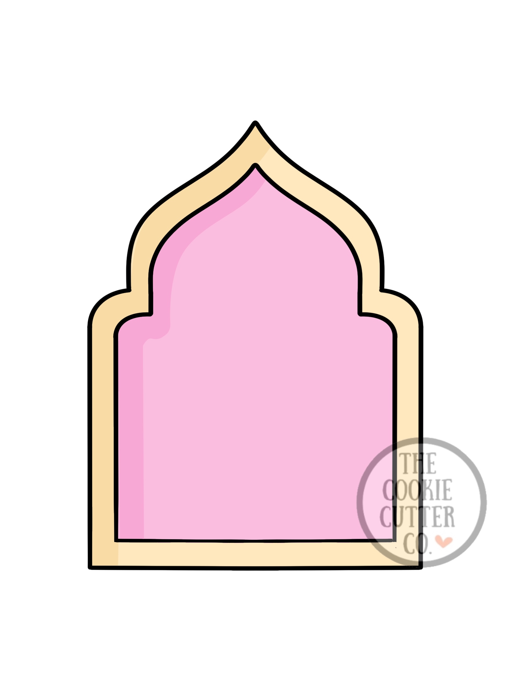 Oriental Plaque cookie cutter