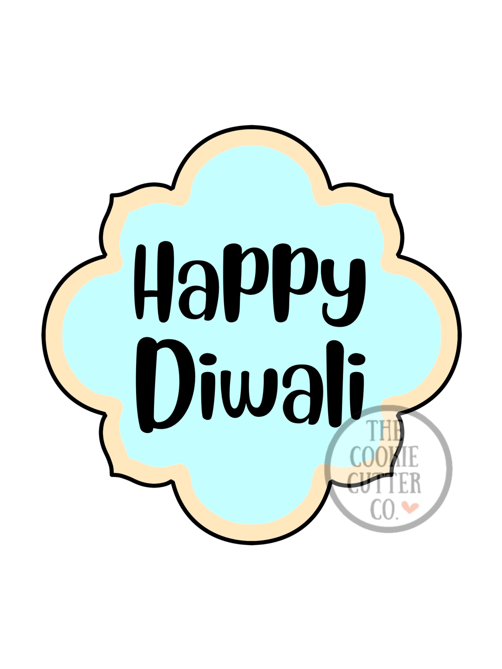 Diwali Plaque cookie cutter